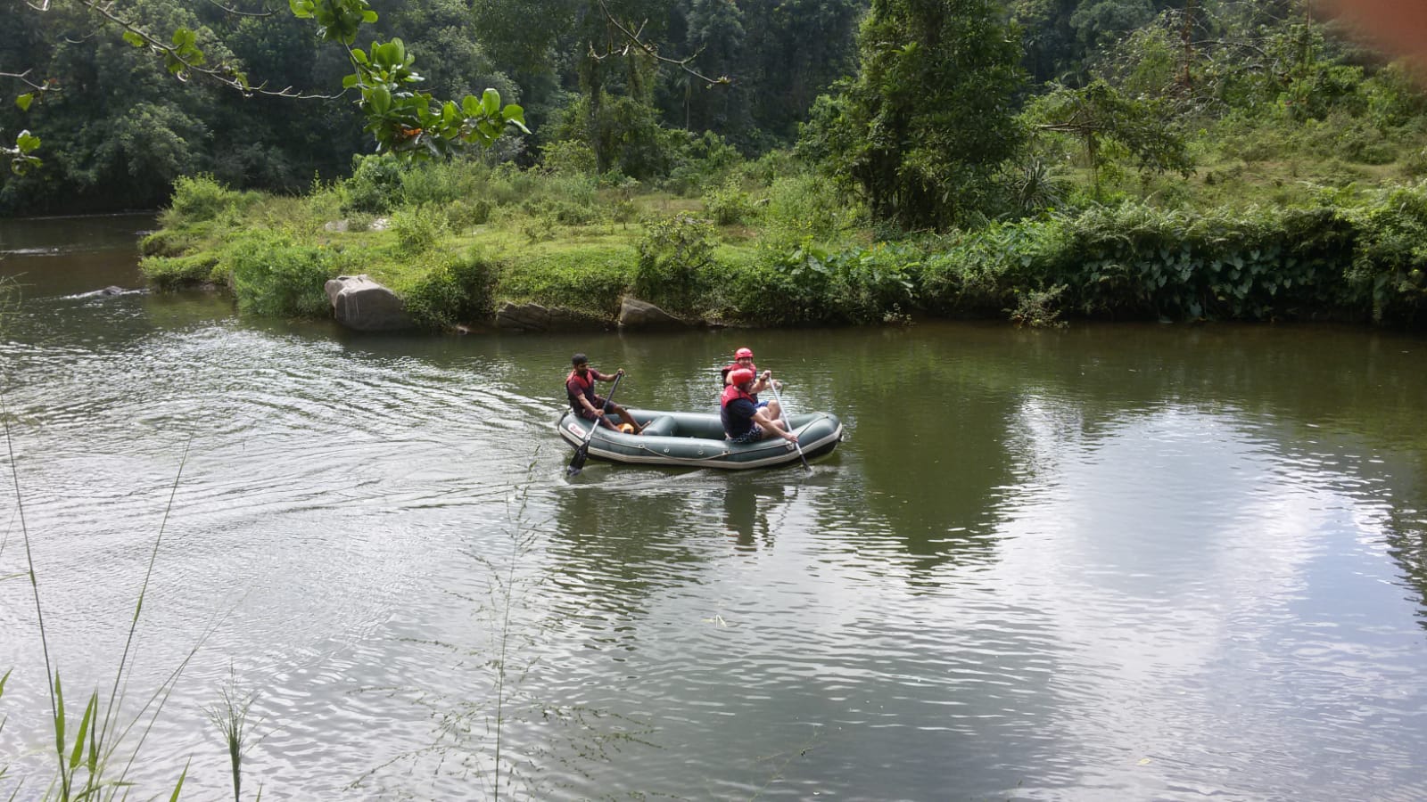 Rafting Kitulgala Sri Lanka Zieleinlauf