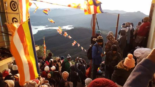 Vom Gipfel des Adams Peak