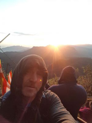 Sonnenaufgang bei 13 Grad