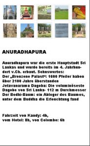 Anuradhapura Beschreibung Anaradapura