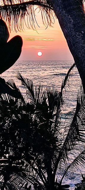 Sunset vom Hotel Wilde Ananas aus